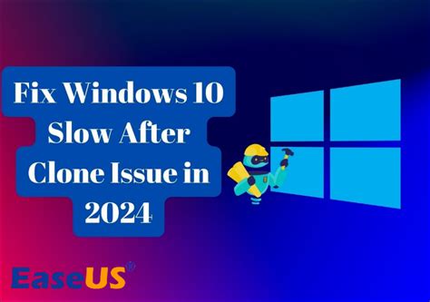 windows 10 slow after clone fix